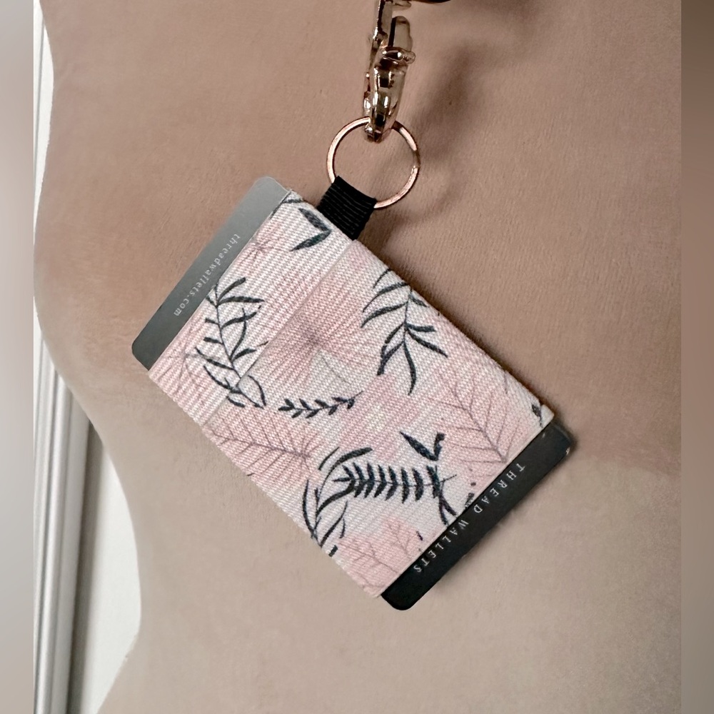Thread Wallet With Matching Lanyard. Elastic Wall… - image 2